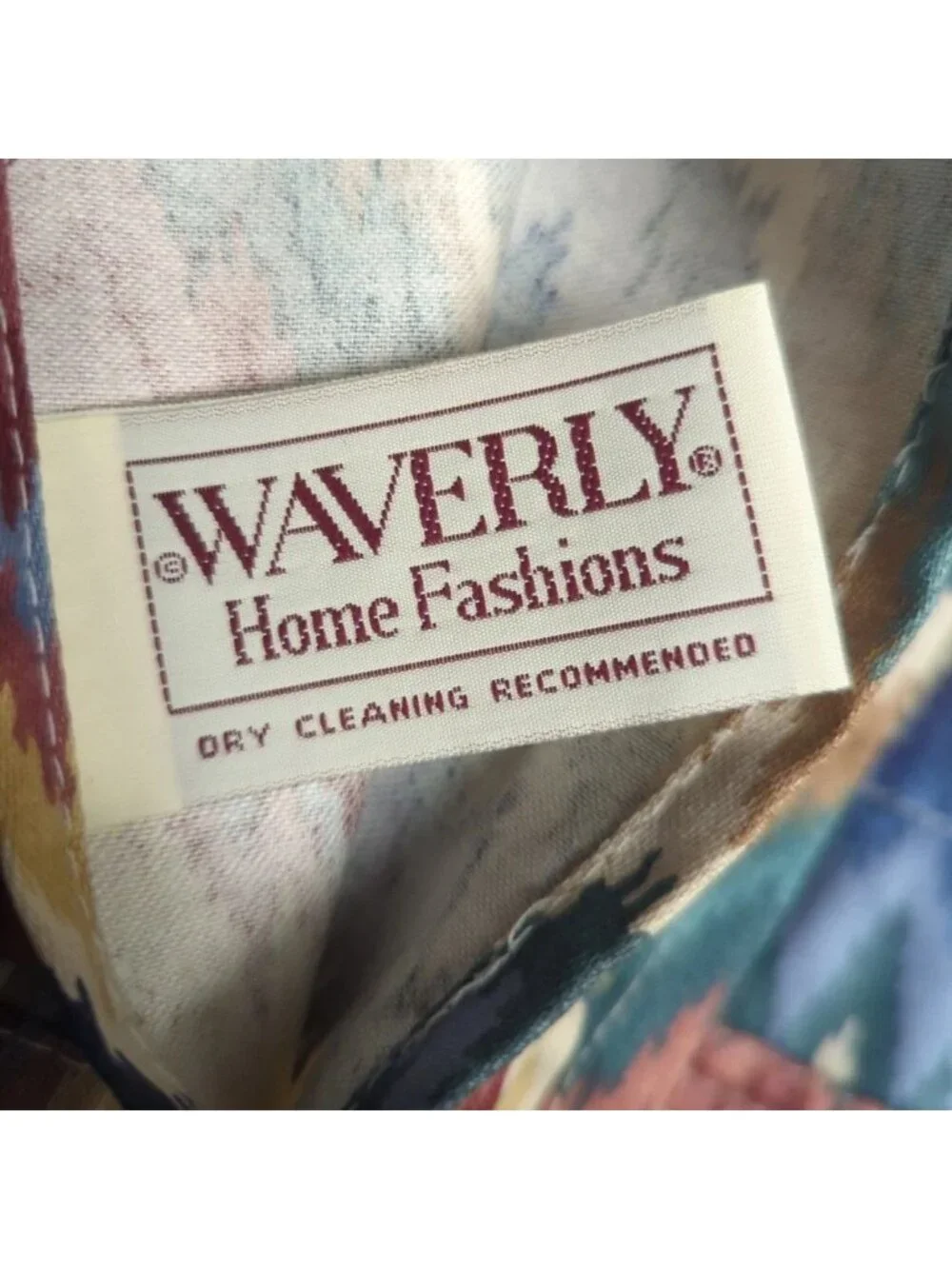 Waverly Ford Flamestitch Blue Valance 78x16 Home Fashions Southwestern  Pattern
